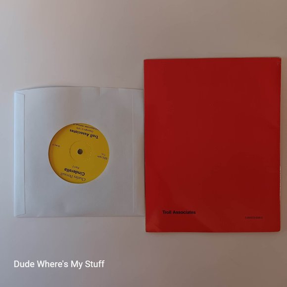 CINDERELLA BY CHARLES PERRAULT - 1979 RELEASE - ORIGINAL 7" RECORD 33-1/3 RPM - Picture 2 of 10